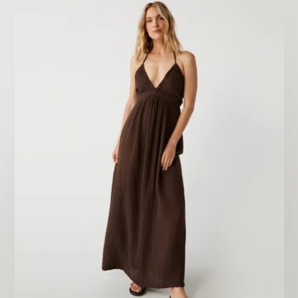 Michael Stars Dresses & Skirts - NWT MICHAEL STARS Jessa Maxi Dress Java Brown Size Medium